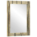 Specchio da bagno Rettangolare Naturale 50 x 2,5 x 70 cm