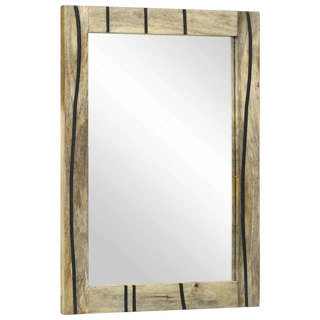 Specchio da bagno Rettangolare Naturale 50 x 2,5 x 70 cm