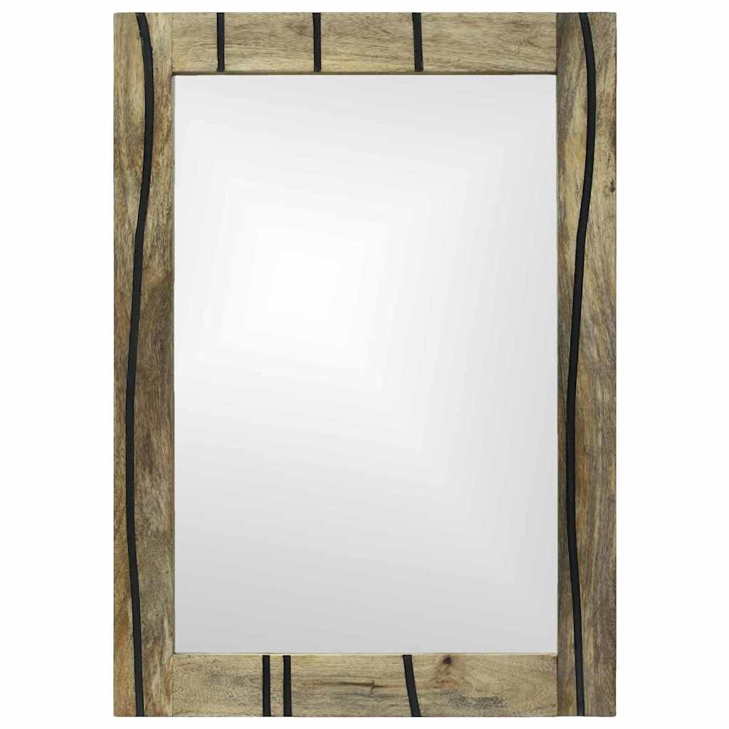Specchio da bagno Rettangolare Naturale 50 x 2,5 x 70 cm