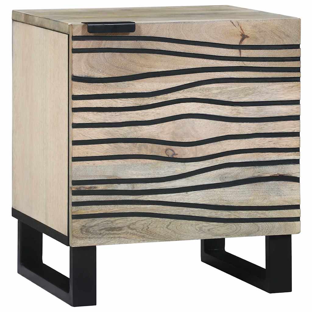 Armadio da Notte Bianco 40 x 33 x 46 cm Legno ingegnerizzato