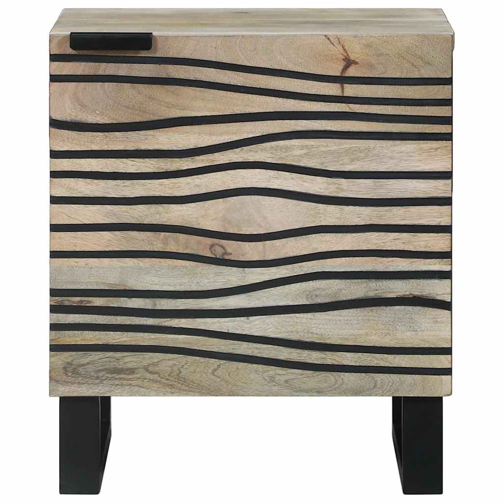 Armadio da Notte Bianco 40 x 33 x 46 cm Legno ingegnerizzato