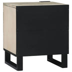 Armadio da Notte 2 pcs Bianco 40 x 33 x 46 cm