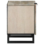 Armadio da Notte 2 pcs Bianco 40 x 33 x 46 cm