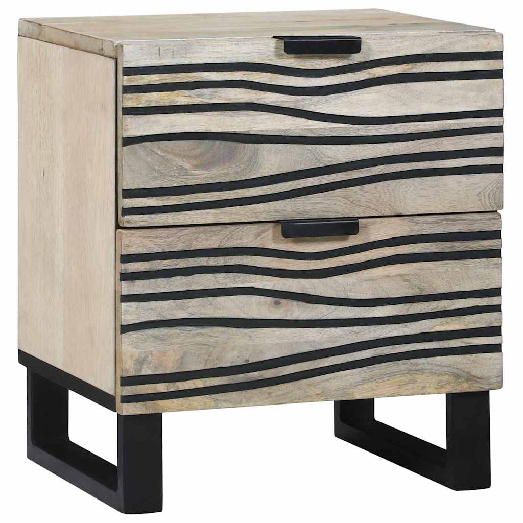 Armadio da Notte 2 pcs Bianco 40 x 33 x 46 cm