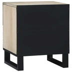 Armadio da Notte 2 pcs Bianco 40 x 33 x 46 cm