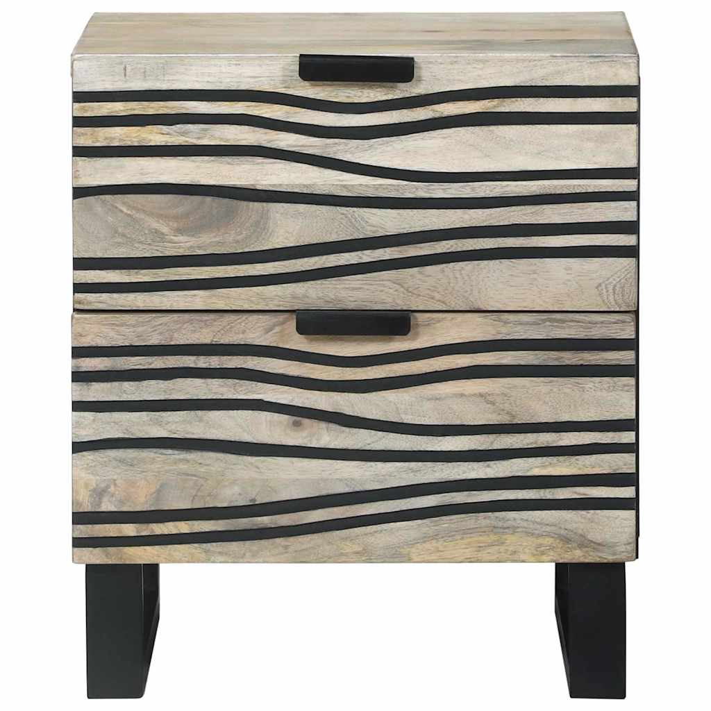 Armadio da Notte 2 pcs Bianco 40 x 33 x 46 cm
