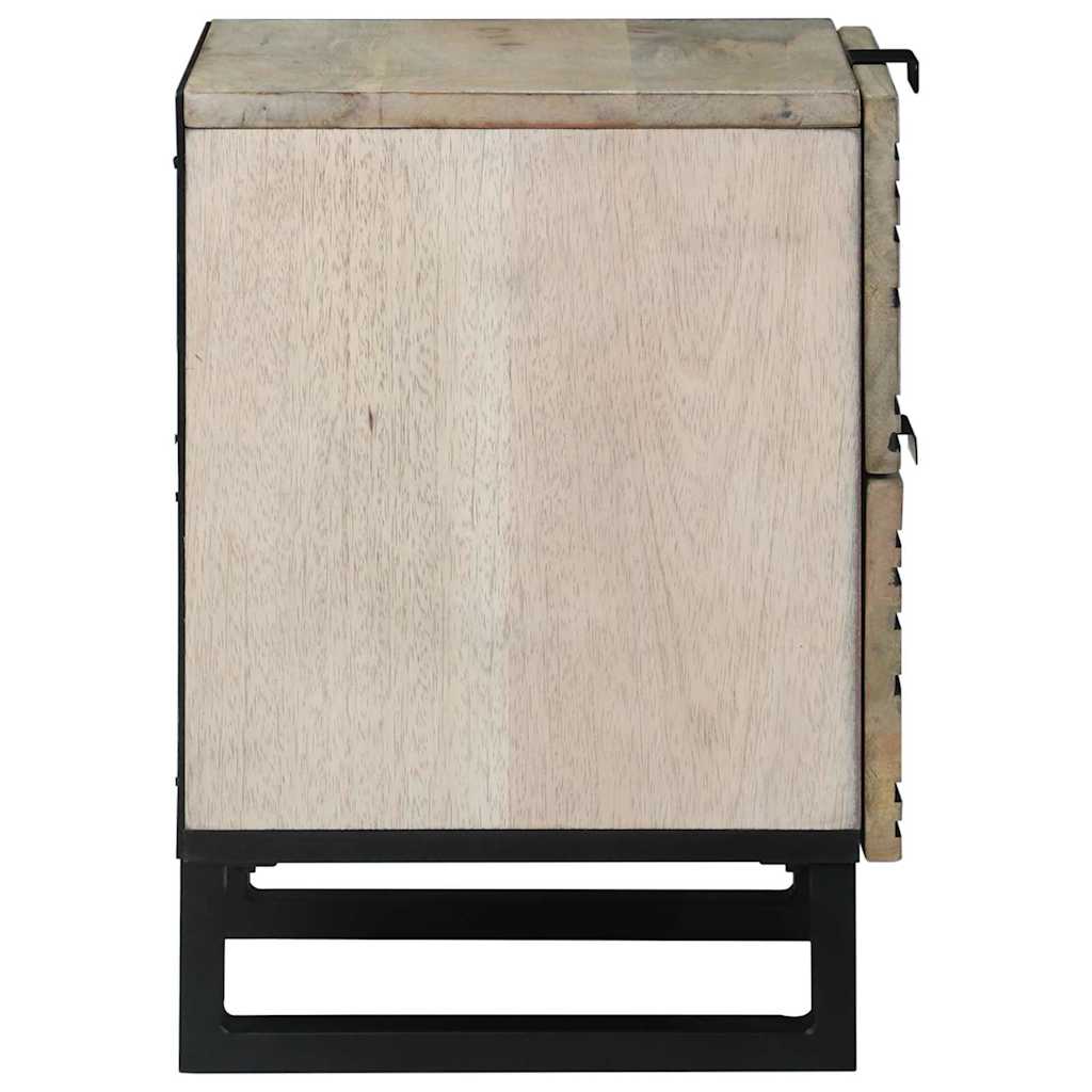 Armadio da Notte 2 pcs Bianco 40 x 33 x 46 cm