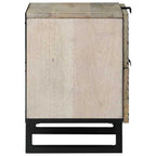 Armadio da Notte 2 pcs Bianco 40 x 33 x 46 cm