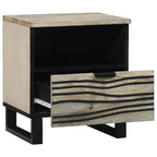 Armadio da Notte 2 pcs Bianco 40 x 33 x 46 cm