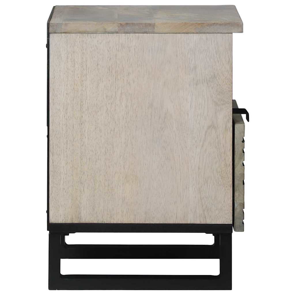 Armadio da Notte 2 pcs Bianco 40 x 33 x 46 cm
