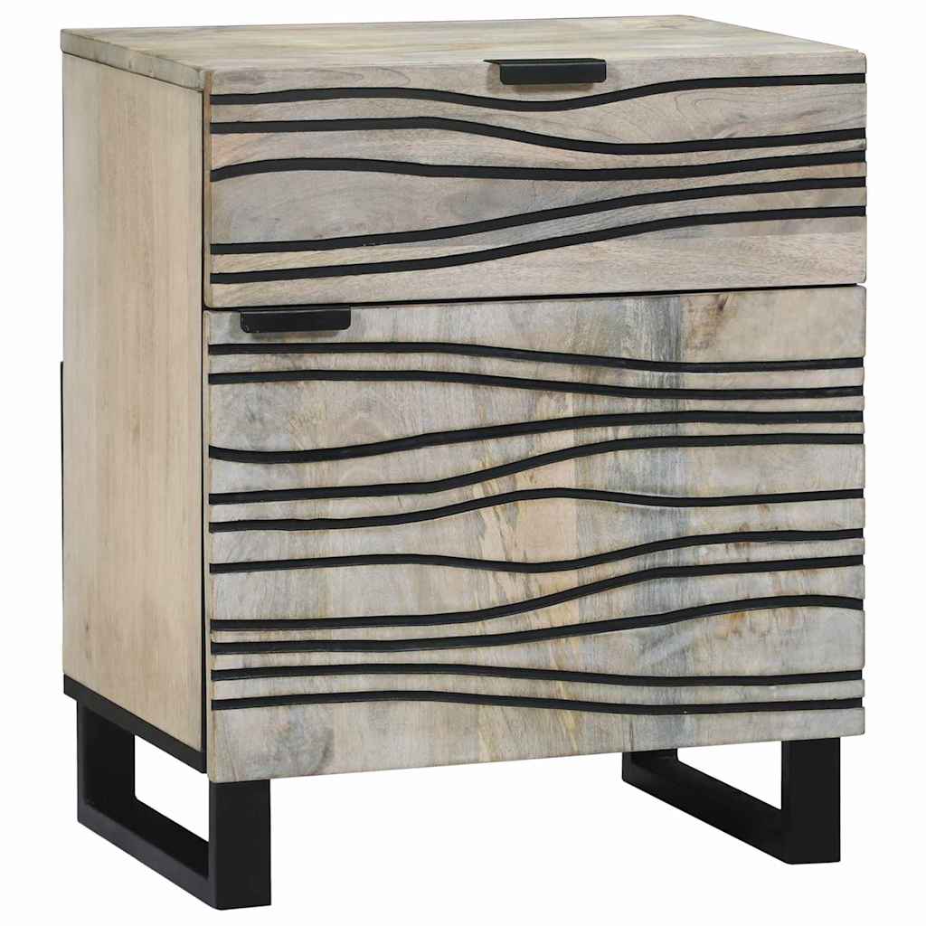 Armadio da Notte Bianco 50 x 33 x 60 cm Legno ingegnerizzato