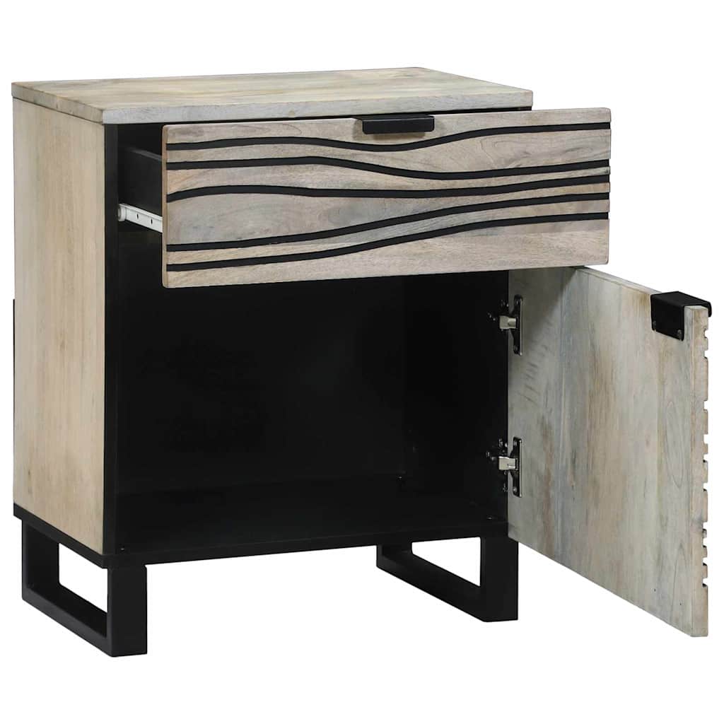 Armadio da Notte Bianco 50 x 33 x 60 cm Legno ingegnerizzato