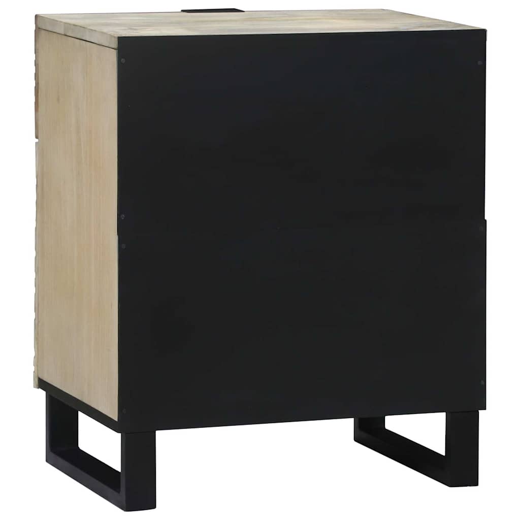 Armadio da Notte Bianco 50 x 33 x 60 cm Legno ingegnerizzato