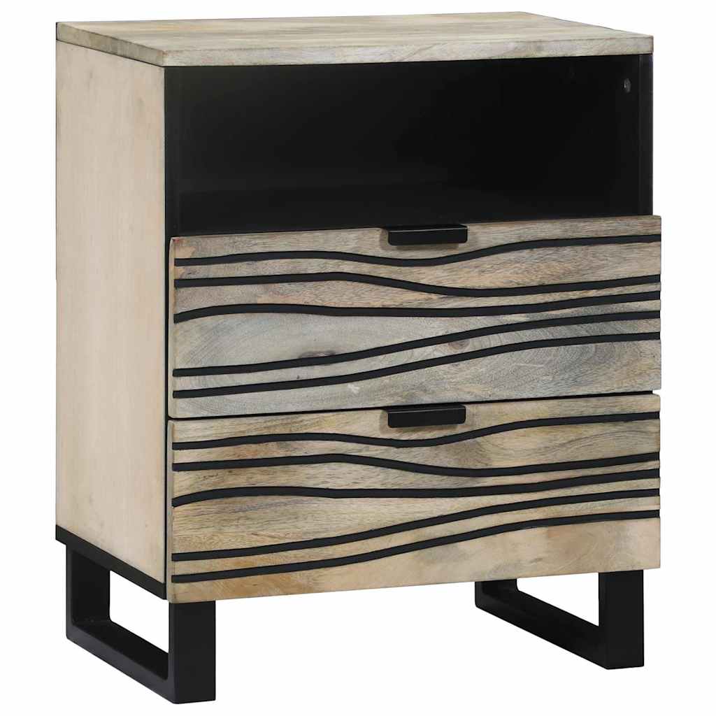 Armadio da Notte Bianco 50 x 33 x 62 cm Legno ingegnerizzato