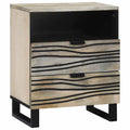 Armadio da Notte Bianco 50 x 33 x 62 cm Legno ingegnerizzato
