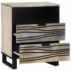 Armadio da Notte Bianco 50 x 33 x 62 cm Legno ingegnerizzato