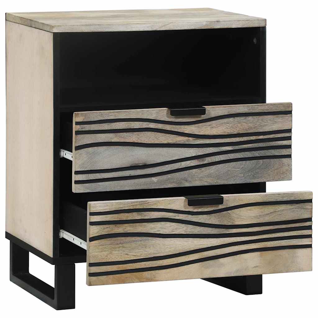 Armadio da Notte Bianco 50 x 33 x 62 cm Legno ingegnerizzato