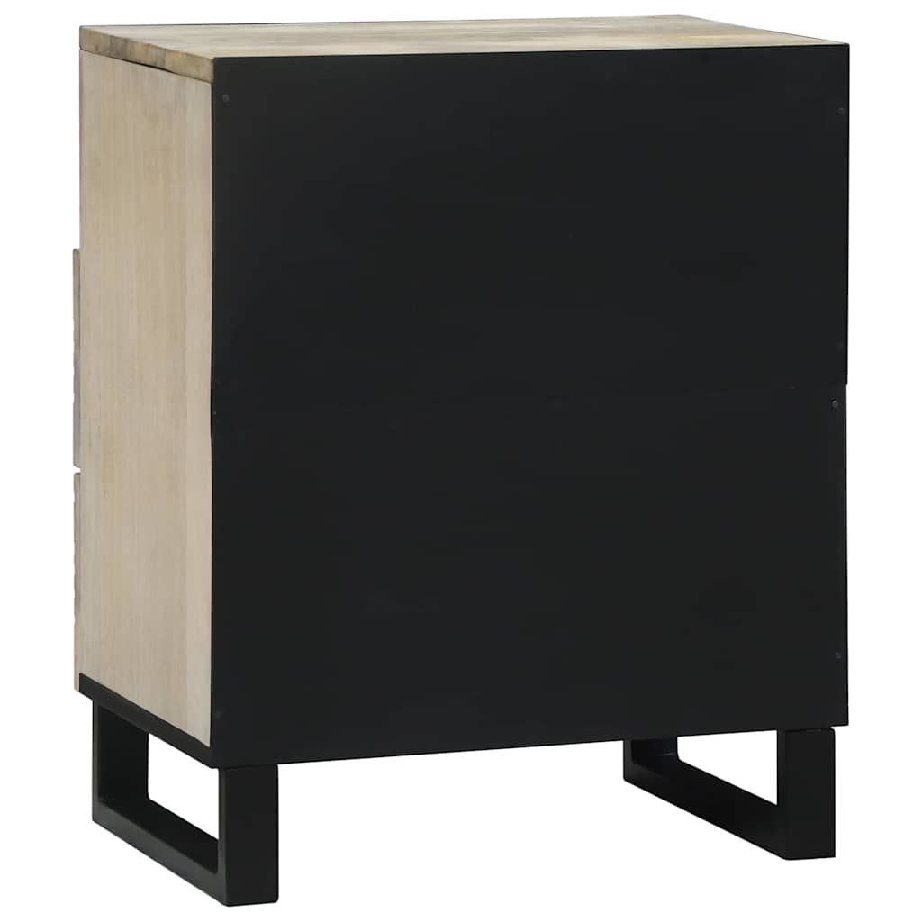 Armadio da Notte Bianco 50 x 33 x 62 cm Legno ingegnerizzato
