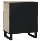 Armadio da Notte Bianco 50 x 33 x 62 cm Legno ingegnerizzato