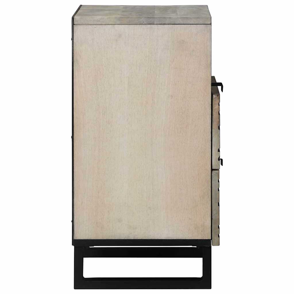 Armadio da Notte Bianco 50 x 33 x 62 cm Legno ingegnerizzato
