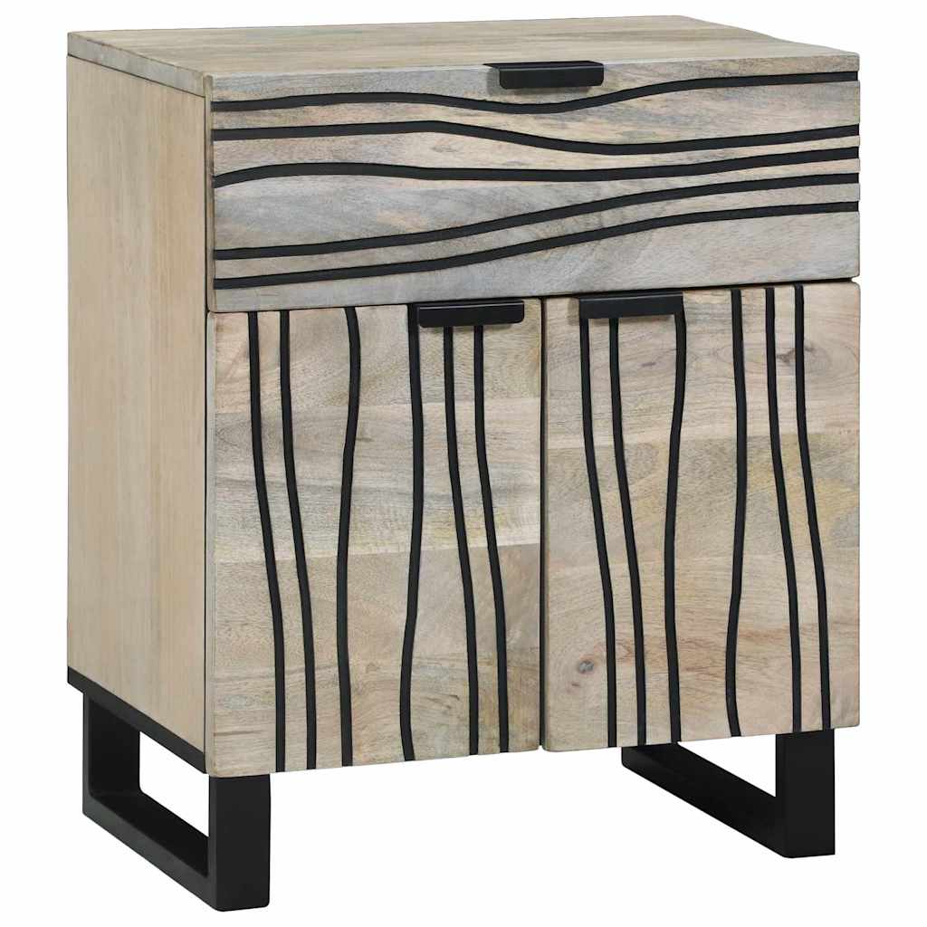 Armadio da Notte Bianco 50 x 33 x 60 cm Legno ingegnerizzato