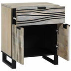 Armadio da Notte Bianco 50 x 33 x 60 cm Legno ingegnerizzato