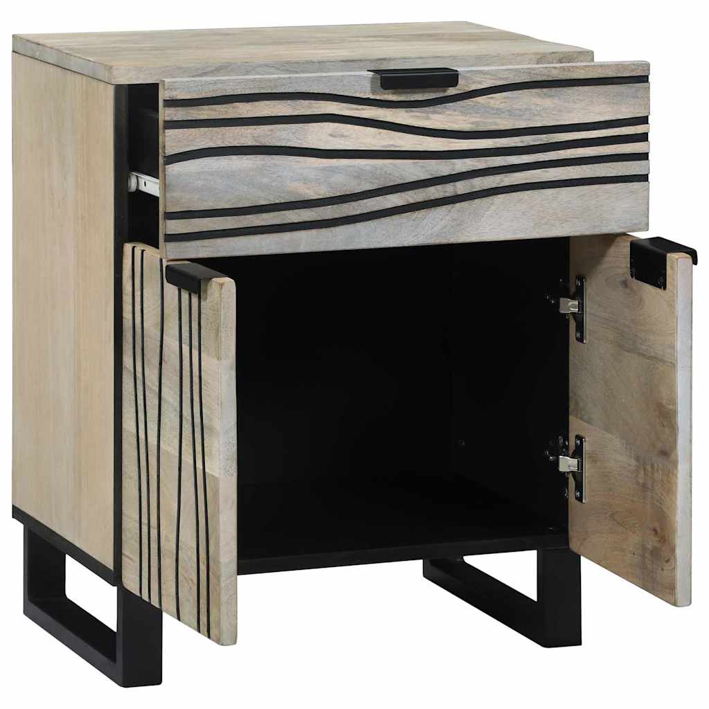 Armadio da Notte Bianco 50 x 33 x 60 cm Legno ingegnerizzato
