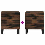 Armadio da Notte Noce 40 x 33 x 46 cm Legno ingegnerizzato