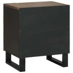 Armadio da Notte 2 pcs Noce 40 x 33 x 46 cm