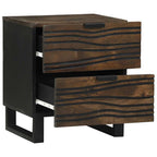 Armadio da Notte 2 pcs Noce 40 x 33 x 46 cm