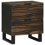 Armadio da Notte 2 pcs Noce 40 x 33 x 46 cm