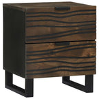 Armadio da Notte 2 pcs Noce 40 x 33 x 46 cm