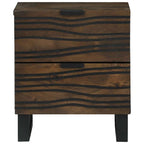 Armadio da Notte 2 pcs Noce 40 x 33 x 46 cm