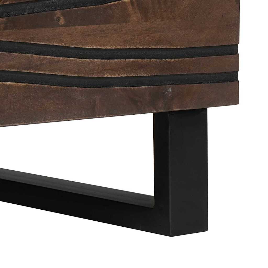 Tavolino da salotto Noce 80 x 50 x 40 cm Legno ingegnerizzato