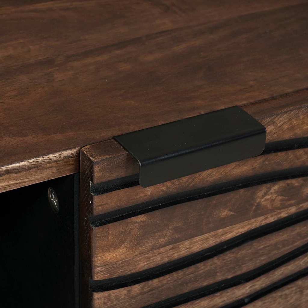 Tavolino da salotto Noce 80 x 50 x 40 cm Legno ingegnerizzato