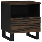 Armadio da Notte Noce 40 x 33 x 46 cm Legno ingegnerizzato