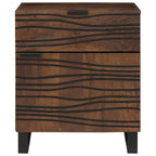 Armadio da Notte Noce 50 x 33 x 60 cm Legno ingegnerizzato