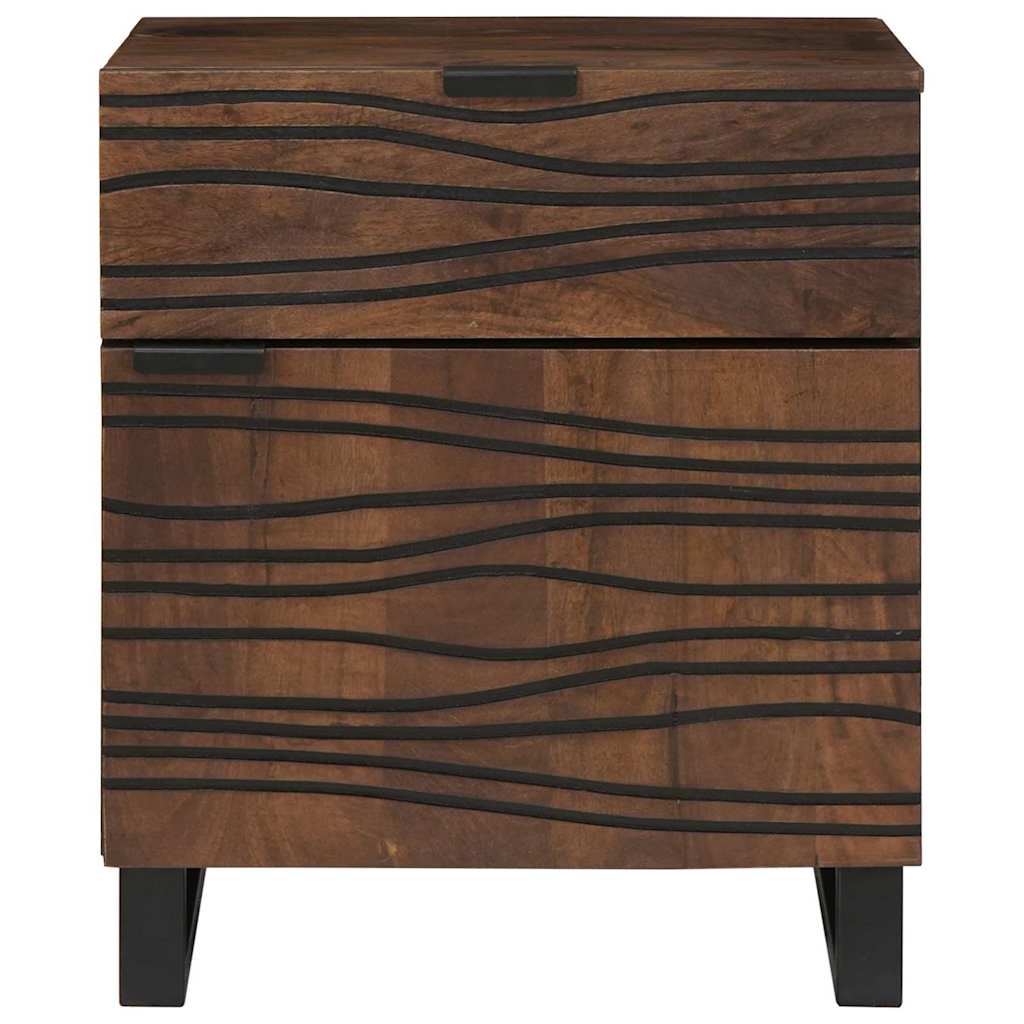 Armadio da Notte Noce 50 x 33 x 60 cm Legno ingegnerizzato