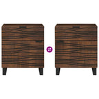 Armadio da Notte Noce 50 x 33 x 60 cm Legno ingegnerizzato