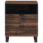 Armadio da Notte Noce 50 x 33 x 62 cm Legno ingegnerizzato