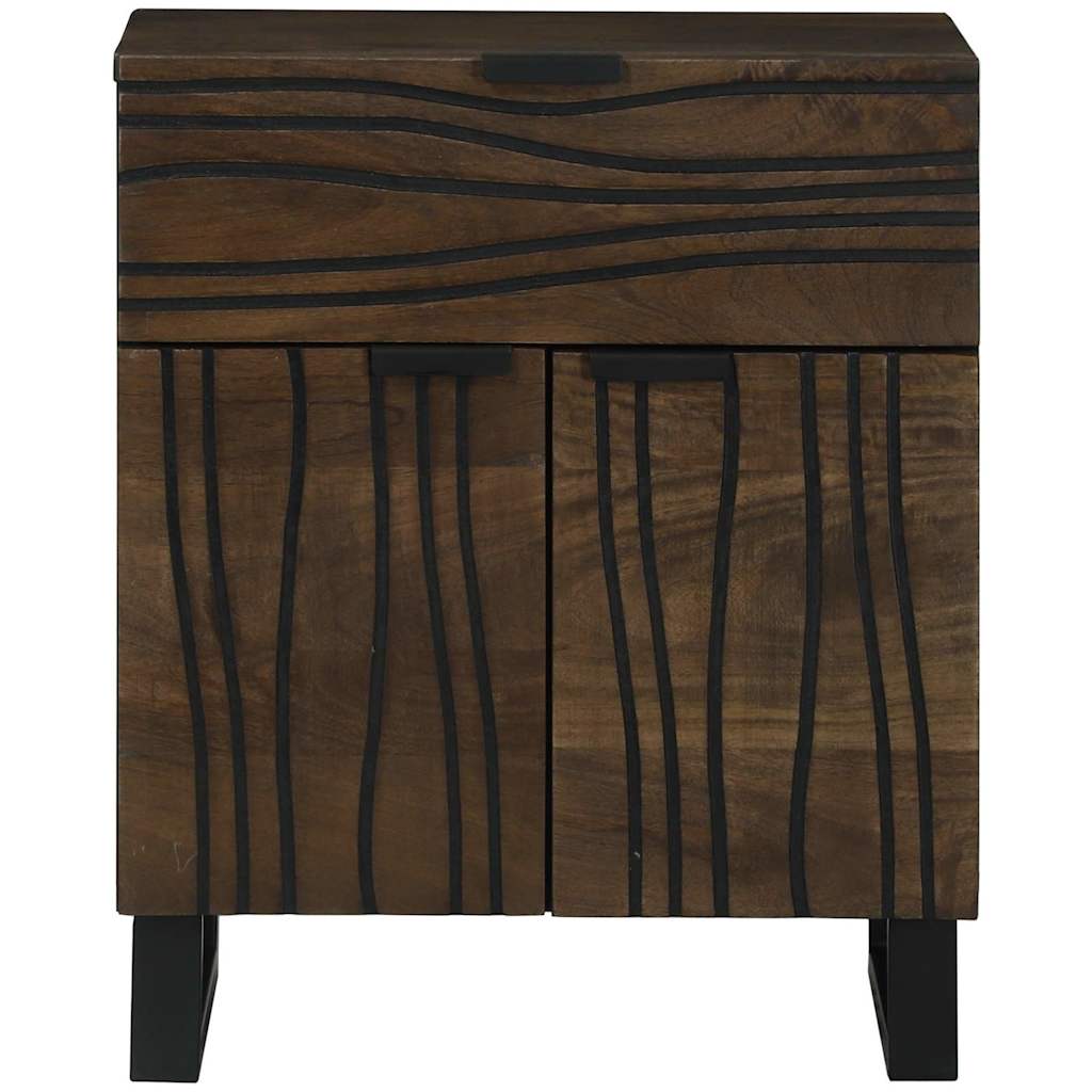 Armadio da Notte Noce 50 x 33 x 60 cm Legno ingegnerizzato