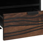 Tavolino da salotto Noce 80 x 54 x 40 cm Legno ingegnerizzato