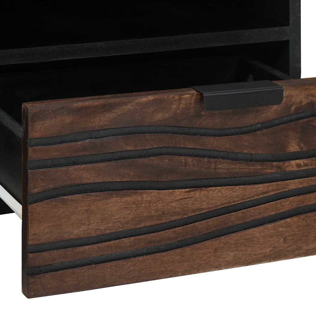 Tavolino da salotto Noce 80 x 54 x 40 cm Legno ingegnerizzato