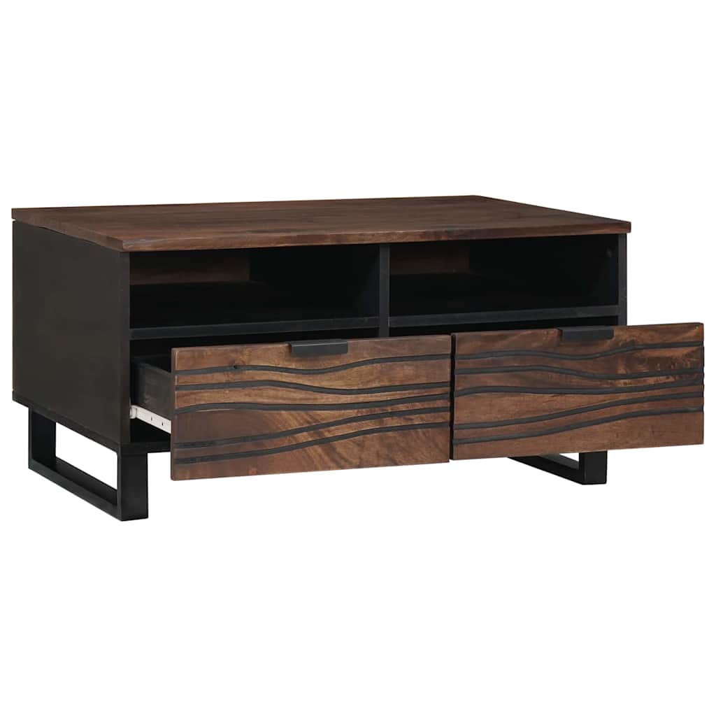 Tavolino da salotto Noce 80 x 54 x 40 cm Legno ingegnerizzato
