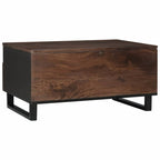 Tavolino da salotto Noce 80 x 54 x 40 cm Legno ingegnerizzato