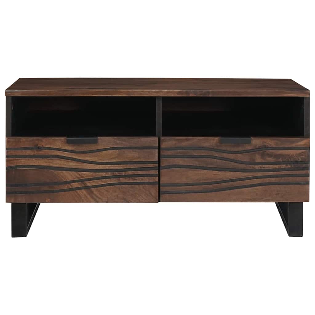 Tavolino da salotto Noce 80 x 54 x 40 cm Legno ingegnerizzato