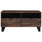 Tavolino da salotto Noce 80 x 54 x 40 cm Legno ingegnerizzato