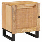 Armadio da Notte 2 pcs Naturale 40 x 33 x 46 cm