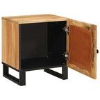 Armadio da Notte 2 pcs Naturale 40 x 33 x 46 cm