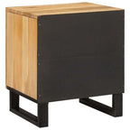 Armadio da Notte 2 pcs Naturale 40 x 33 x 46 cm